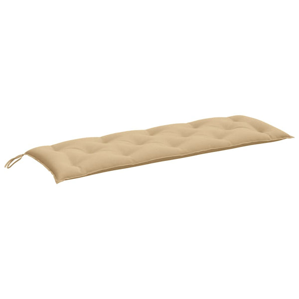 Beige Gartenbank Auflage 150x50 cm