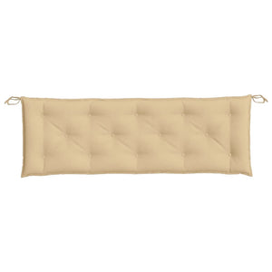 Beige Gartenbank Auflage 150x50 cm