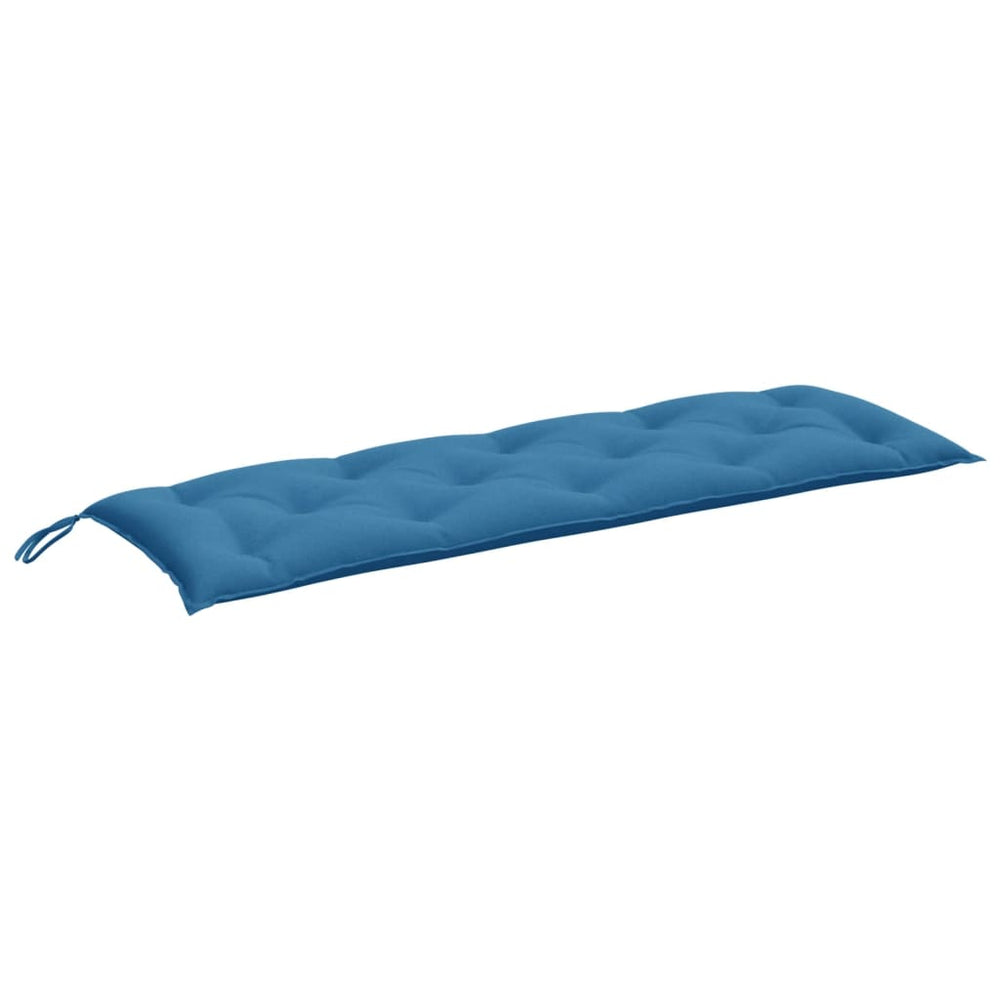 Gartenbank Auflage Melange Blau 150 cm