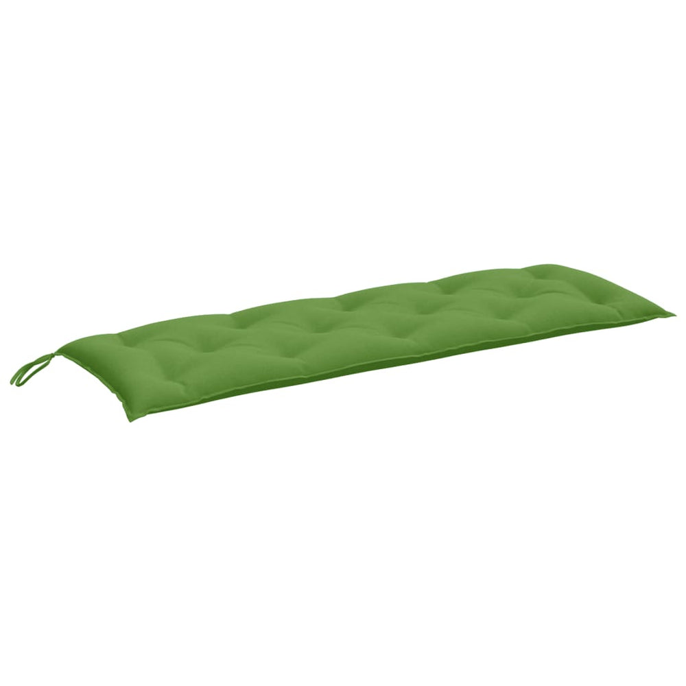 Grüne Gartenbank Auflage 150x50 cm