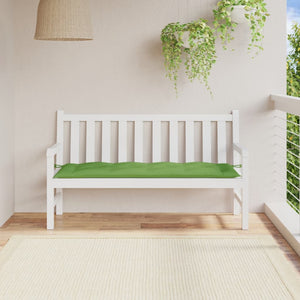 Grüne Gartenbank Auflage 150x50 cm