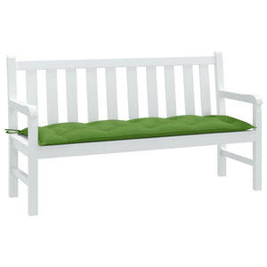 Grüne Gartenbank Auflage 150x50 cm