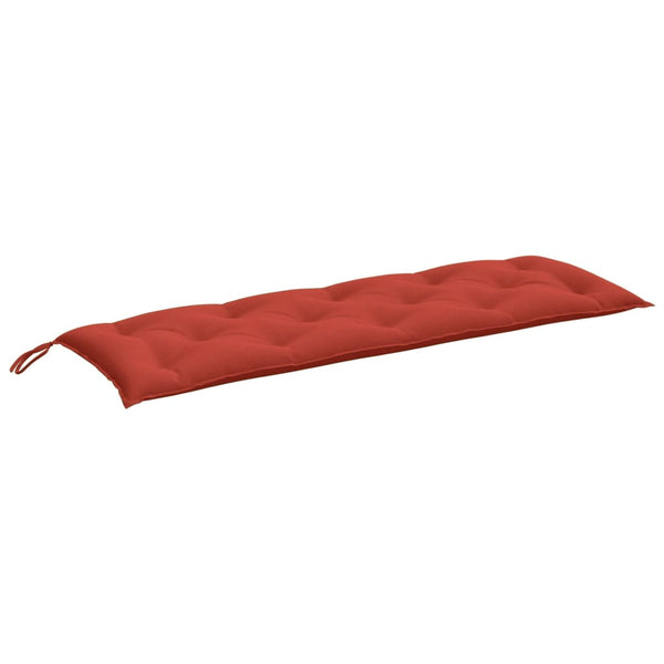 Gartenbank Auflage Melange Rot 150 cm