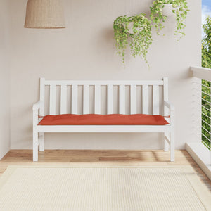Gartenbank Auflage Melange Rot 150 cm