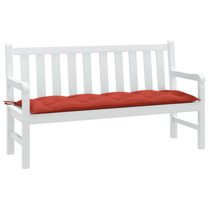 Gartenbank Auflage Melange Rot 150 cm