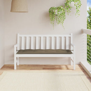 Gartenbank Auflage Melange Taupe 150 cm