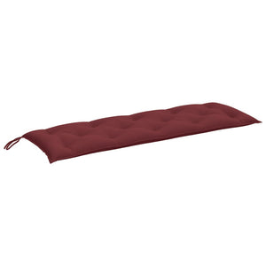 Weinrote Gartenbankauflage 150 cm