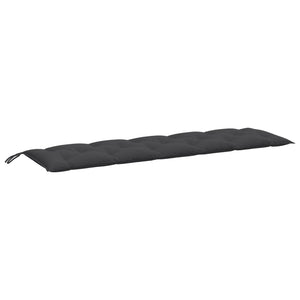 Gartenbank Auflage Melange Anthrazit 180x50 cm