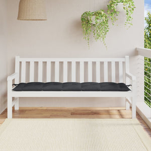 Gartenbank Auflage Melange Anthrazit 180x50 cm