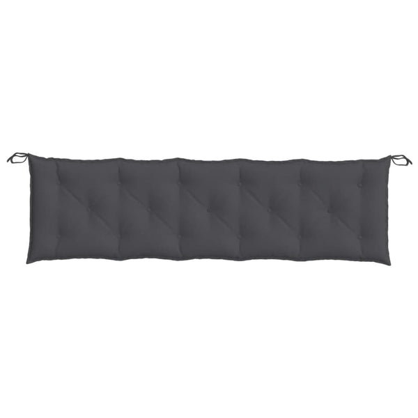 Gartenbank Auflage Melange Anthrazit 180x50 cm