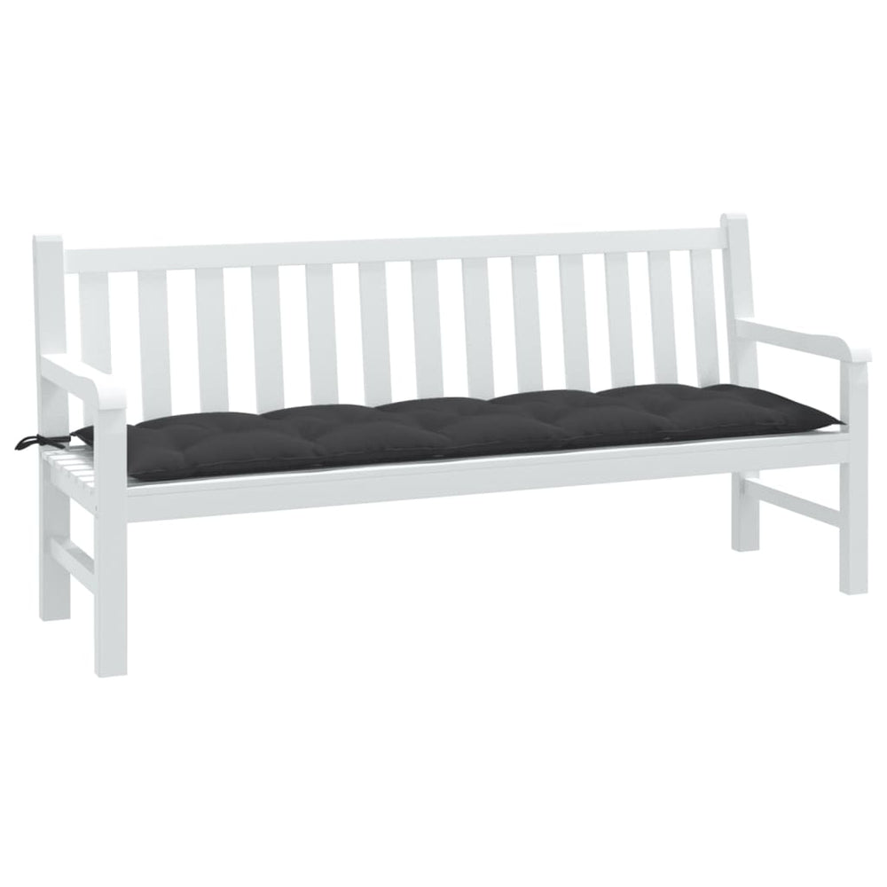 Gartenbank Auflage Melange Anthrazit 180x50 cm