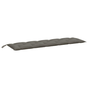 Dunkelgraue Gartenbankauflage 180x50 cm