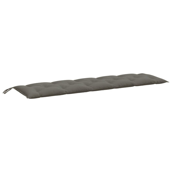 Dunkelgraue Gartenbankauflage 180x50 cm