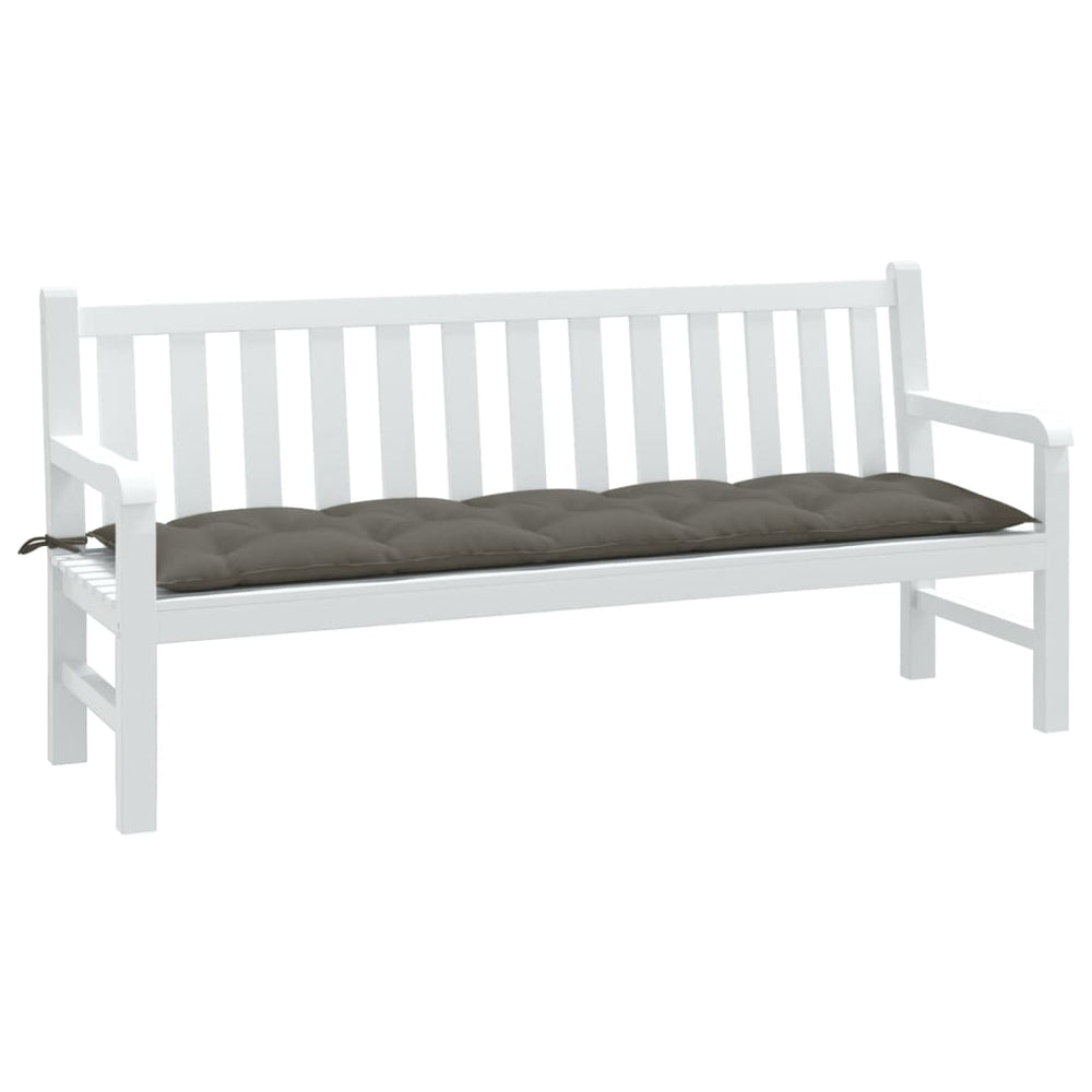 Dunkelgraue Gartenbankauflage 180x50 cm