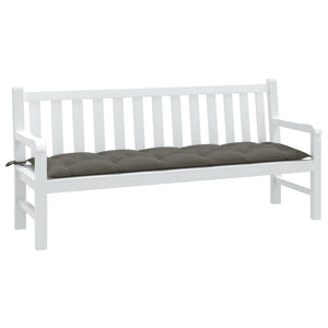 Dunkelgraue Gartenbankauflage 180x50 cm