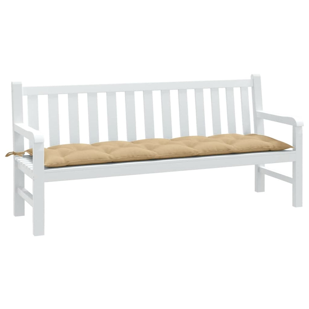 Gartenbank Auflage Beige Melange 180 cm