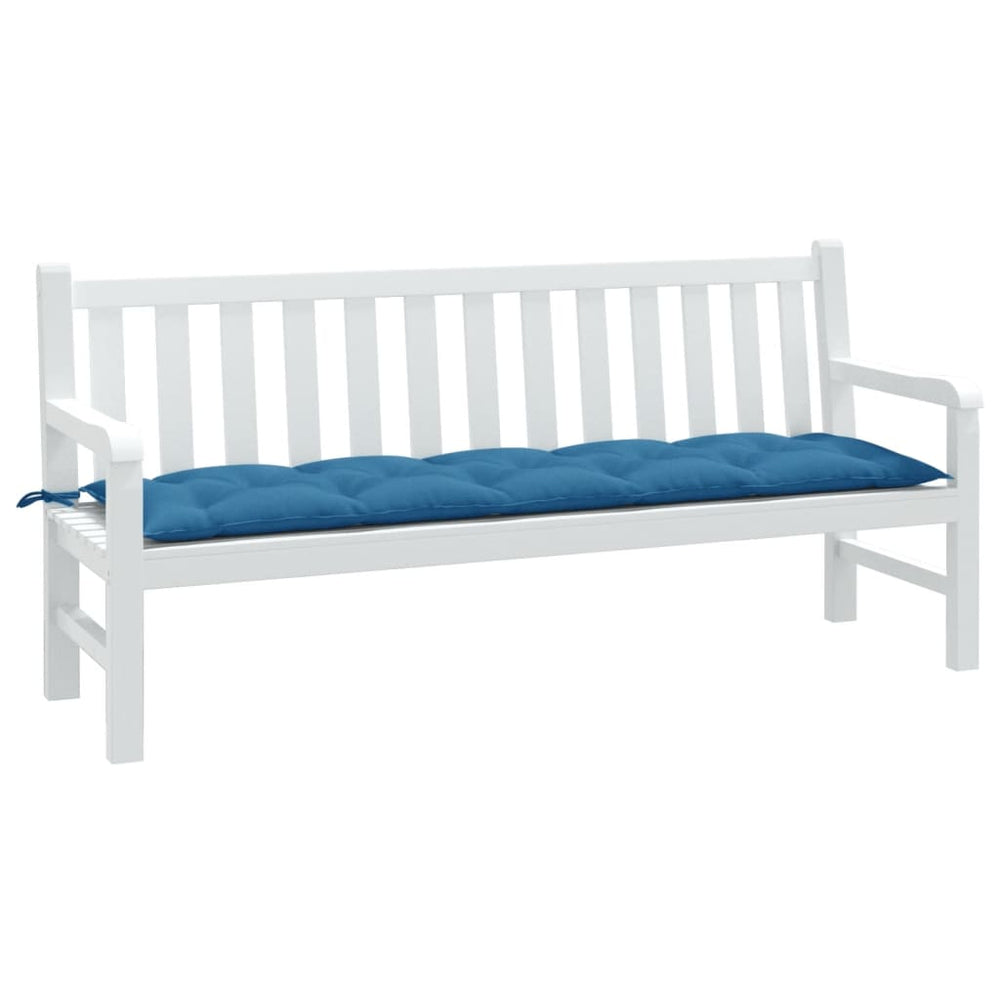 Gartenbank Auflage Melange Blau 180 cm