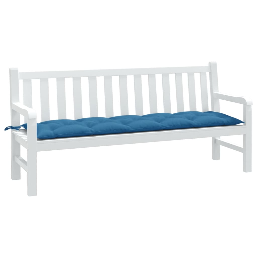 Gartenbank Auflage Melange Blau 180 cm