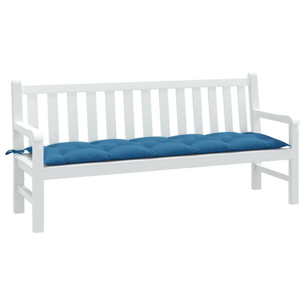 Gartenbank Auflage Melange Blau 180 cm