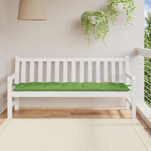 Grüne Gartenbank Auflage 180x50 cm