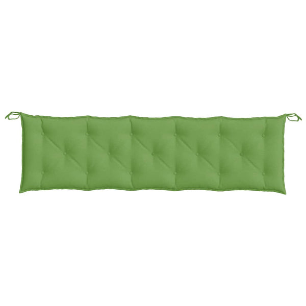 Grüne Gartenbank Auflage 180x50 cm