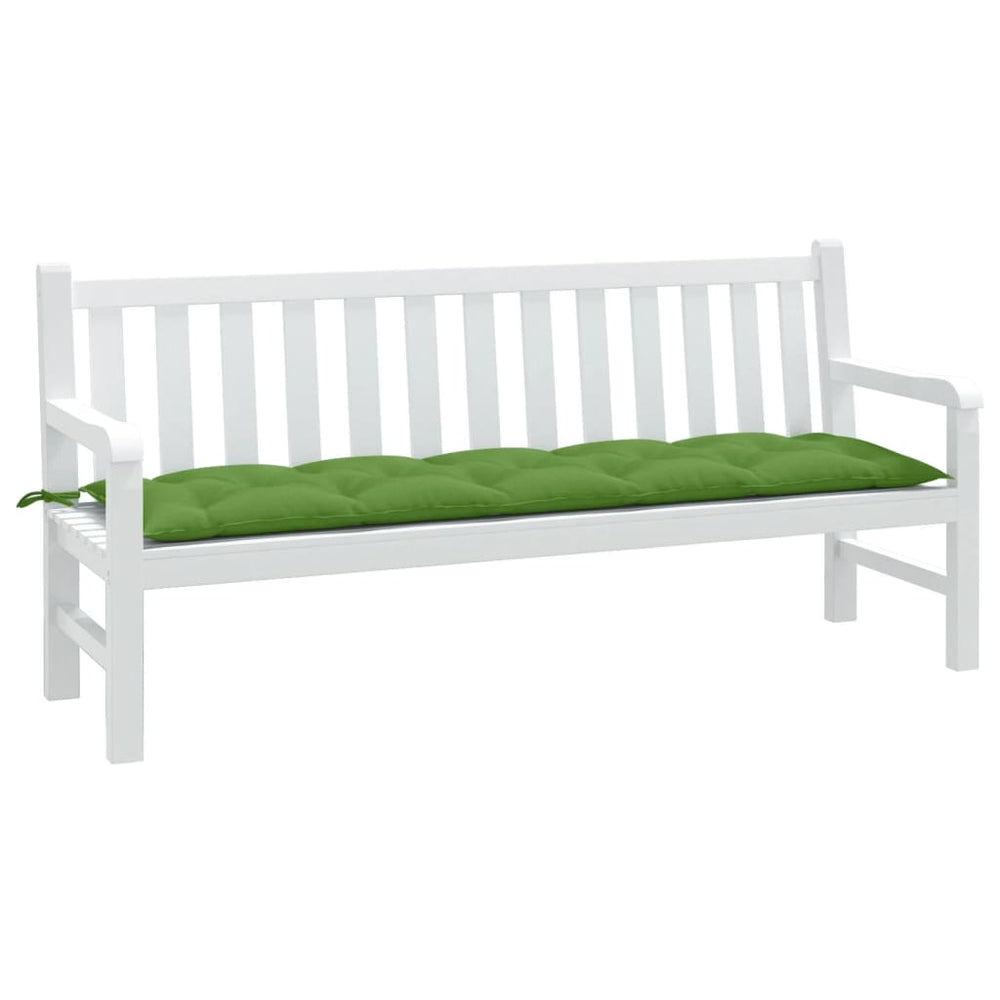 Grüne Gartenbank Auflage 180x50 cm