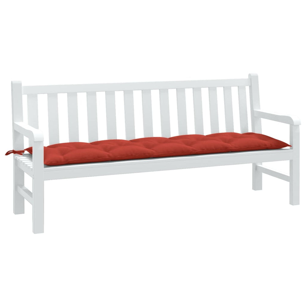 Gartenbank Auflage Rot 180x50 cm