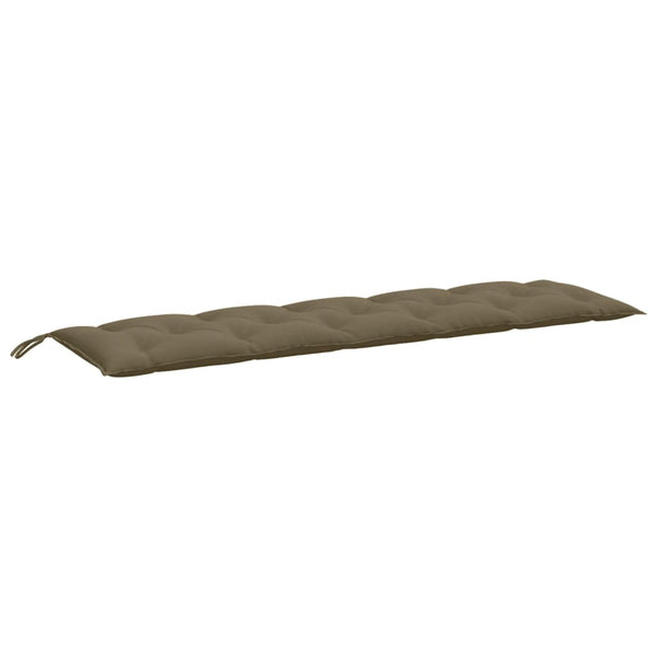 vidaXL Coussin de banc de jardin mélange taupe 180x50x7 cm Tissu