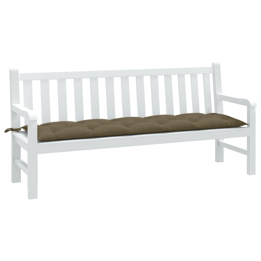 Gartenbank Auflage Melange Taupe 180x50 cm