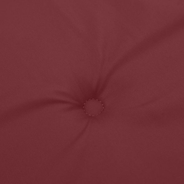 Weinrote Gartenbankauflage Melange 180x50 cm