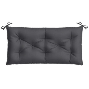 Gartenbank Auflagen 2er Set Anthrazit 100x50 cm