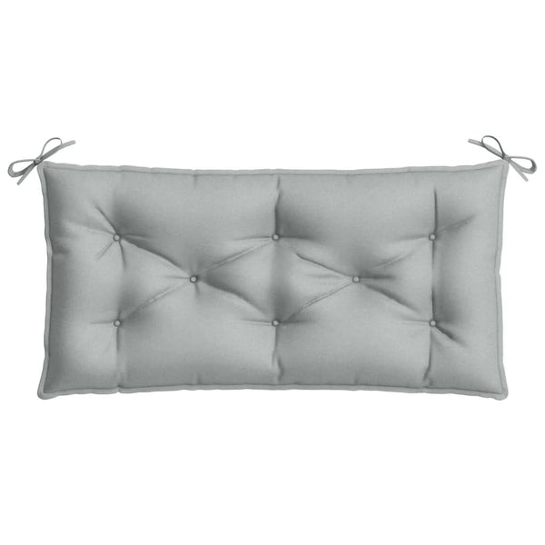 Gartenbank Auflagen Hellgrau 100x50 cm, 2er Set