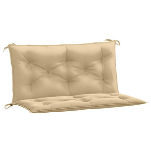 Gartenbank Auflagen Beige 2er Set 100x50 cm