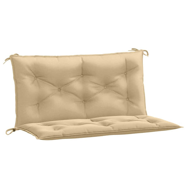 Gartenbank Auflagen Beige 2er Set 100x50 cm