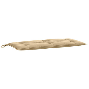 Gartenbank Auflagen Beige 2er Set 100x50 cm