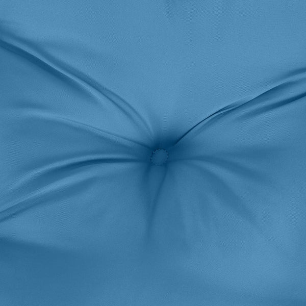 Blaue Gartenbankauflagen 100x50 cm, 2er-Set