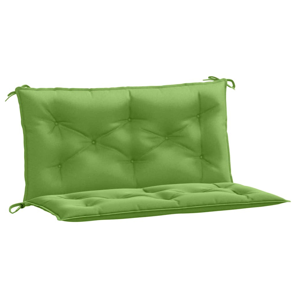 Gartenbank Auflagen Grün Melange 100x50 cm, 2er Set