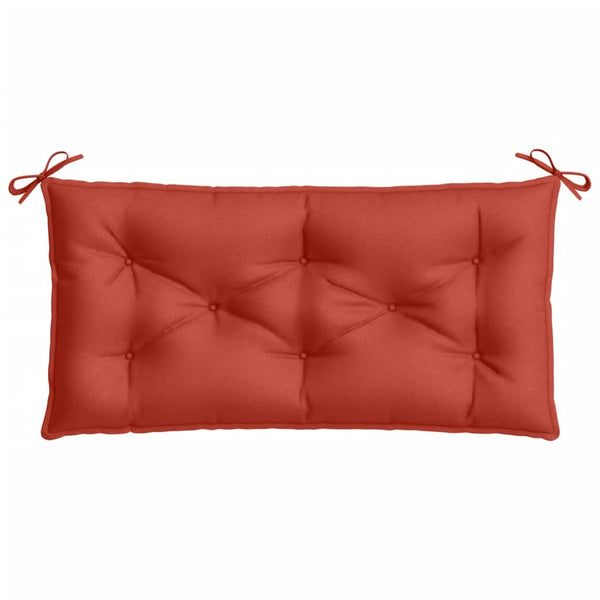 Gartenbank Auflagen Rot Melange 2er Set