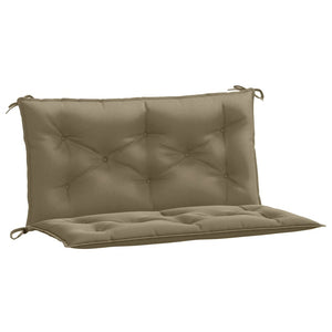 Gartenbank Auflagen 2er Set Taupe 100x50 cm