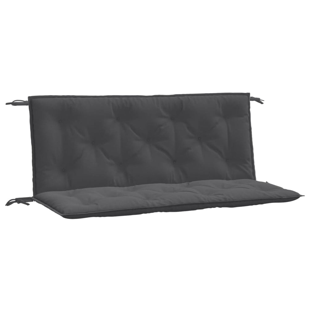 Anthrazit Gartenbank Auflagen 120x50 cm, 2er Set
