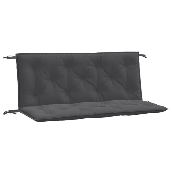 Anthrazit Gartenbank Auflagen 120x50 cm, 2er Set