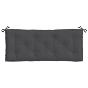 Anthrazit Gartenbank Auflagen 120x50 cm, 2er Set