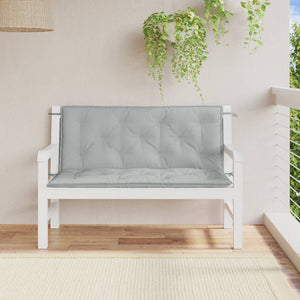 Gartenbank Auflagen Hellgrau 120x50 cm, 2er Set