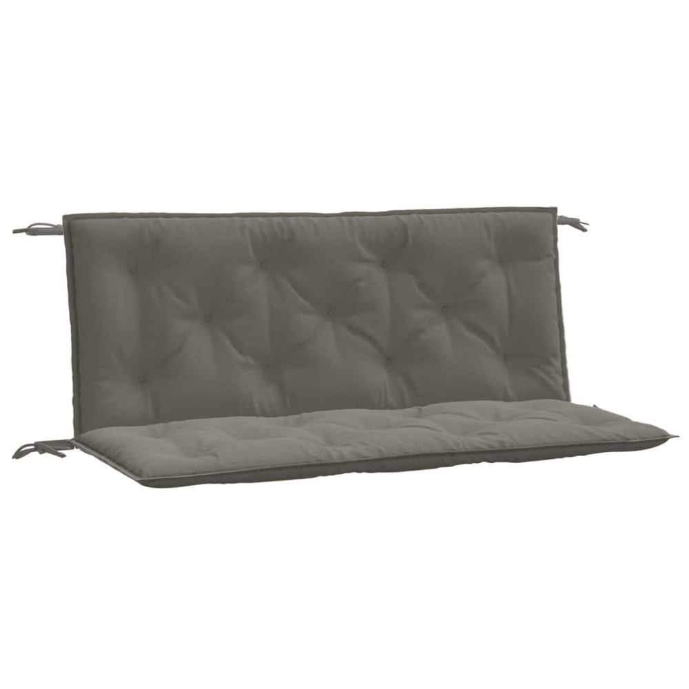 Gartenbank Auflagen Dunkelgrau 120x50 cm 2er Set