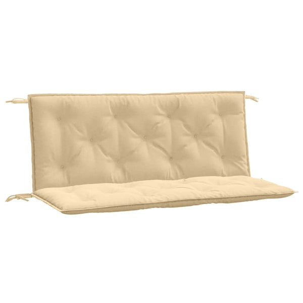 Gartenbank Auflagen Beige 120x50 cm 2er Set