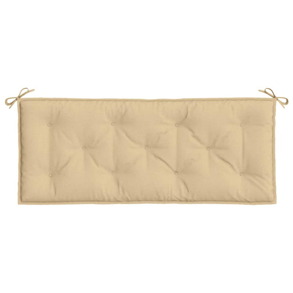 Gartenbank Auflagen Beige 120x50 cm 2er Set