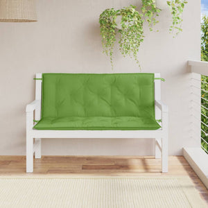 Gartenbank Auflagen Grün 120x50 cm, 2er Set