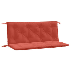Gartenbank Auflagen Rot Melange 120x50 cm, 2er Set