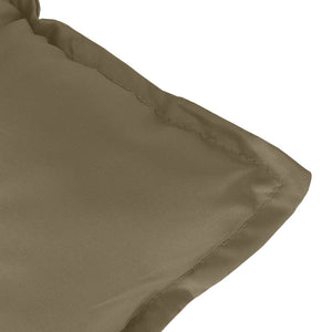 Gartenbank Auflagen 2er Set Taupe 120x50 cm
