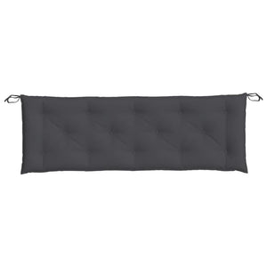 Gartenbank Auflagen Anthrazit Melange 150x50x7cm, 2er Set